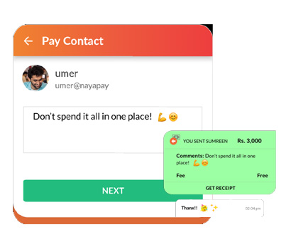 Secure Live Chat payment System